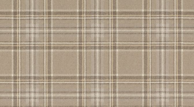 Tartan Plaid Warm Beige Wallpaper